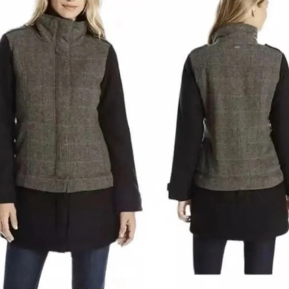 prAna Women’s Caprise Convertible Zip Insulated Herringbone Jacket - XS - NWT